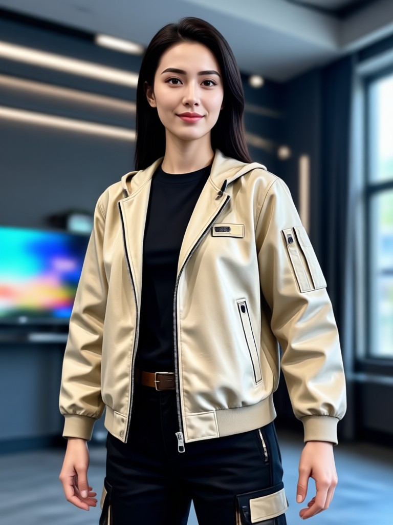Virtual try on of a formal suit and tie