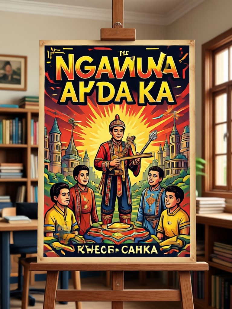 Student group Buwan ng Wika celebration poster