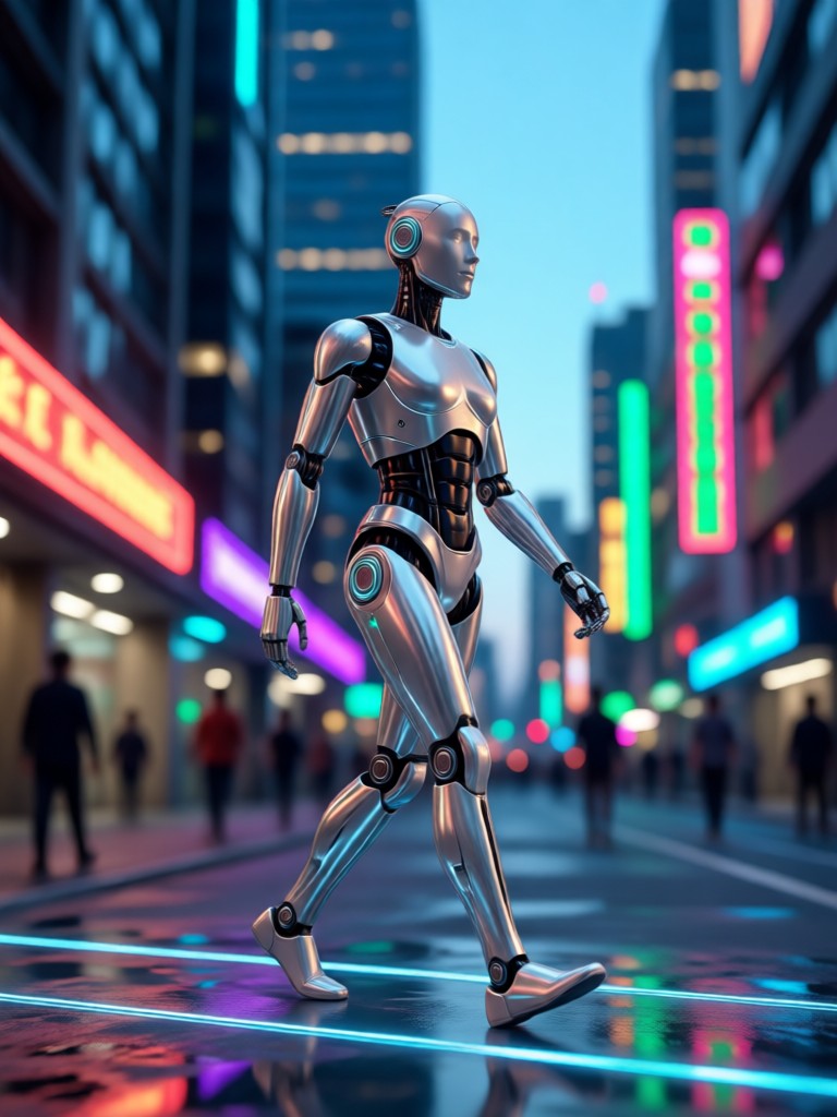 3D animated walk created from 2D photo