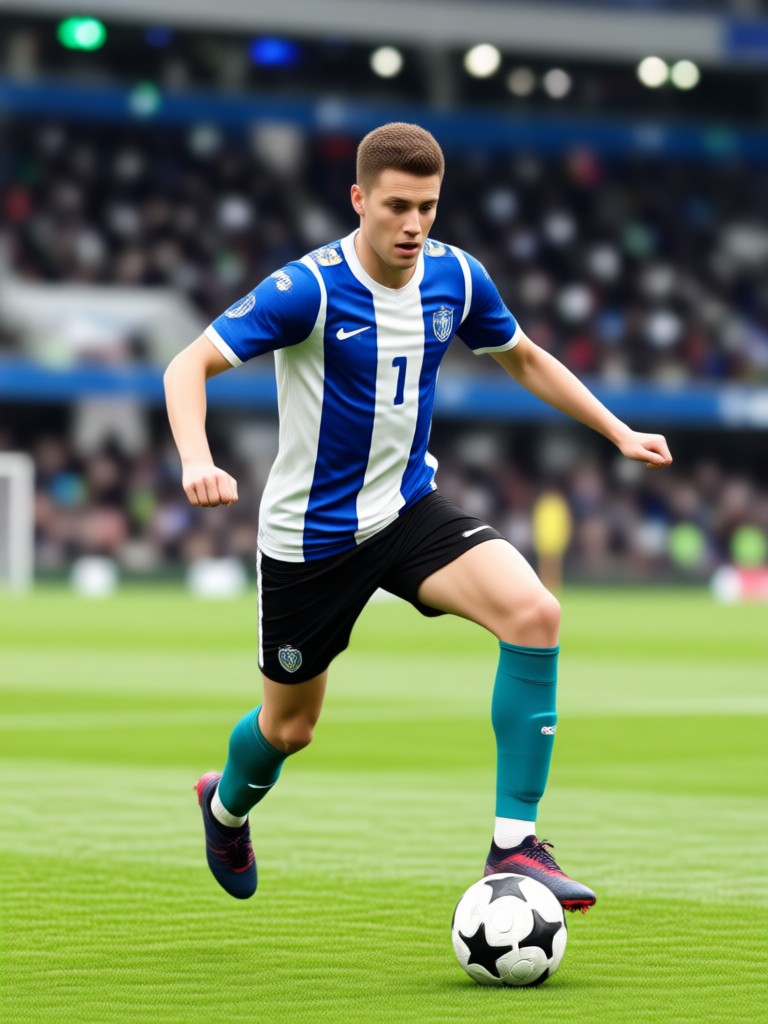 FIFA Ultimate Team card style AI creation