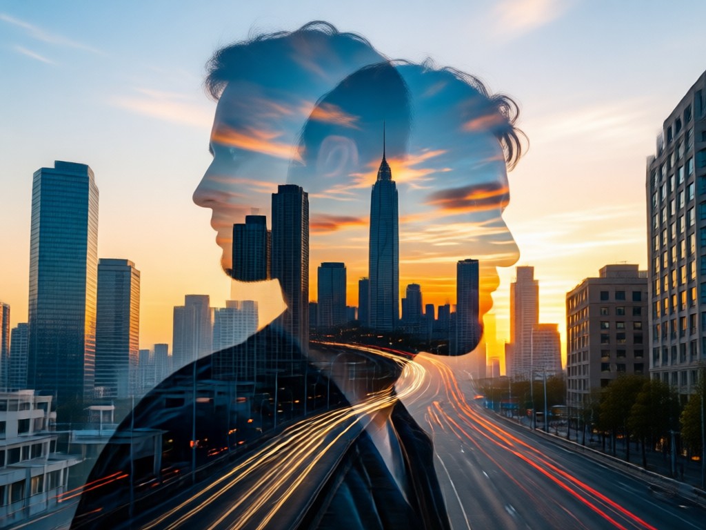 Teilen Sie Ihre Double-Exposure-Paarfotos