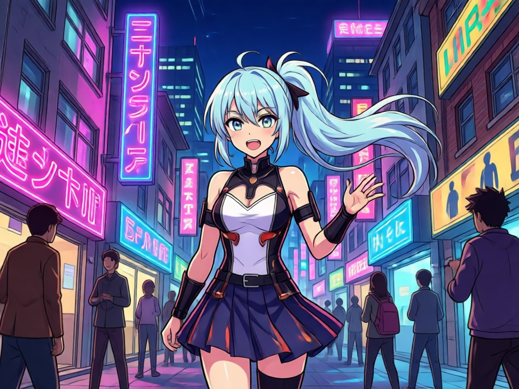 Proceso de aplicación de filtro anime con un clic