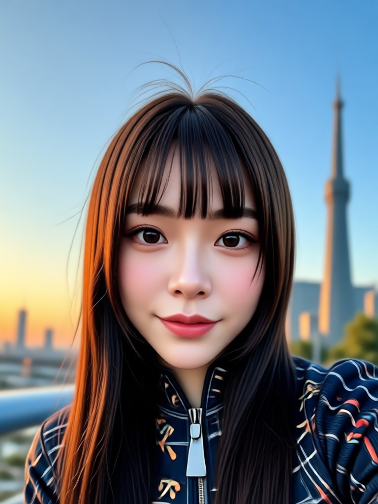 AI red carpet selfie with actress