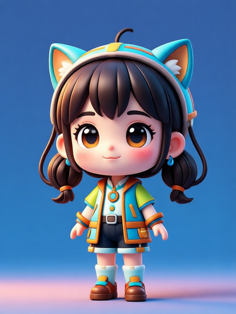 Fantasy themed chibi ai photo