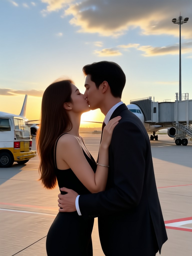 사진에서 영상으로 공항 재회 변환
