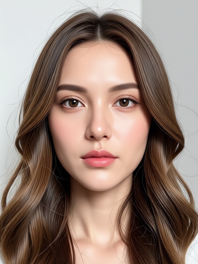 Fantasy character portrait with magical eye glow animation