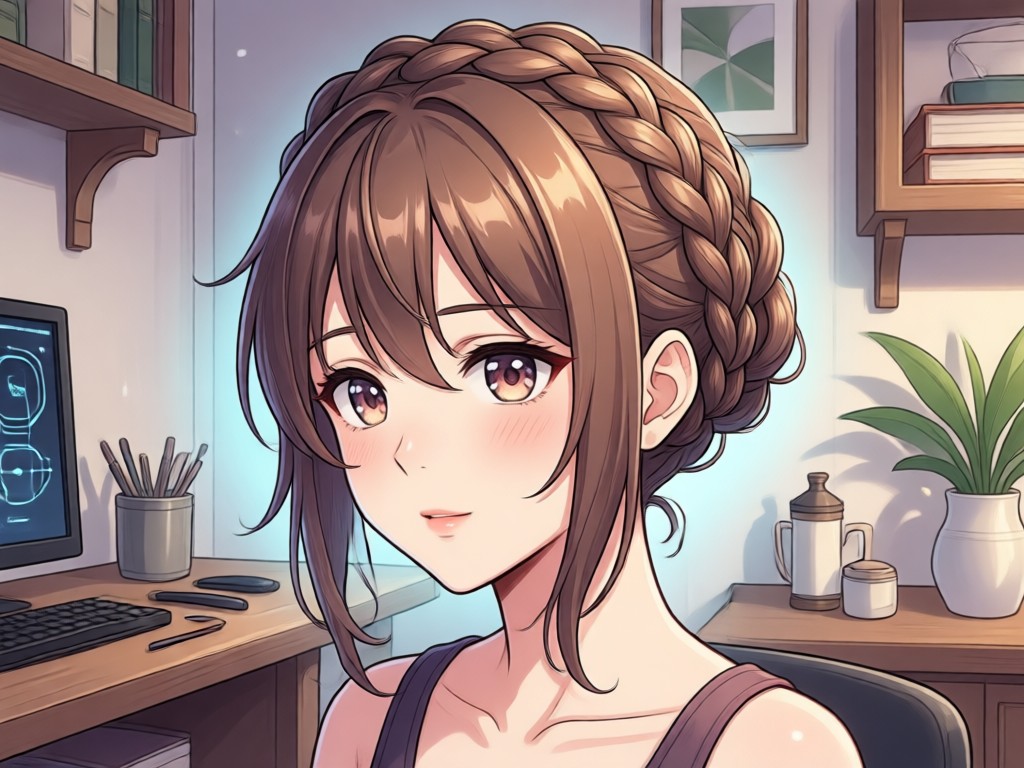 library of anime hair styles and filters