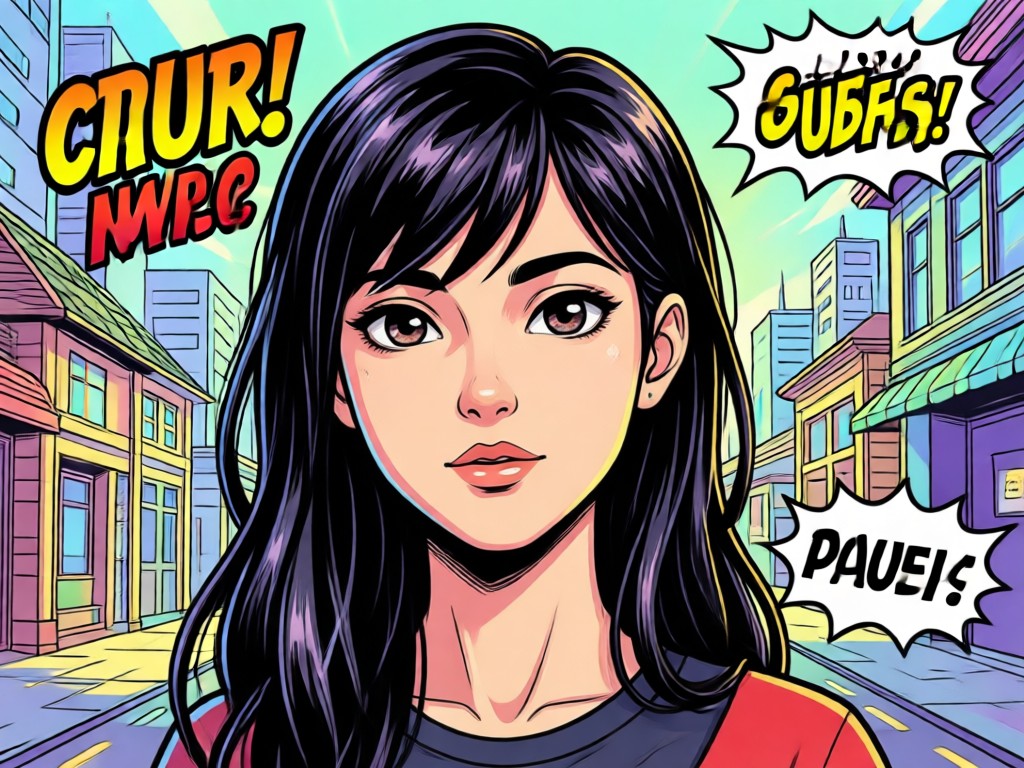 Gallery of different 3D comic portrait styles
