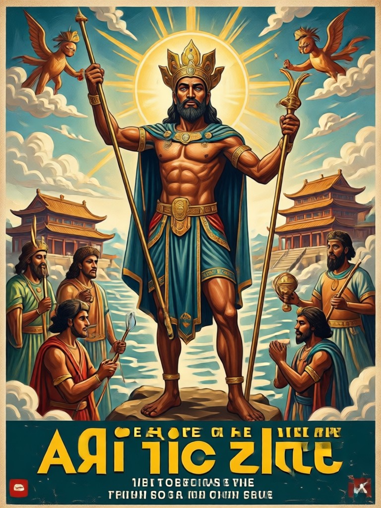 Poster AI yang cerah dan meriah merayakan Hari Pahlawan Filipina