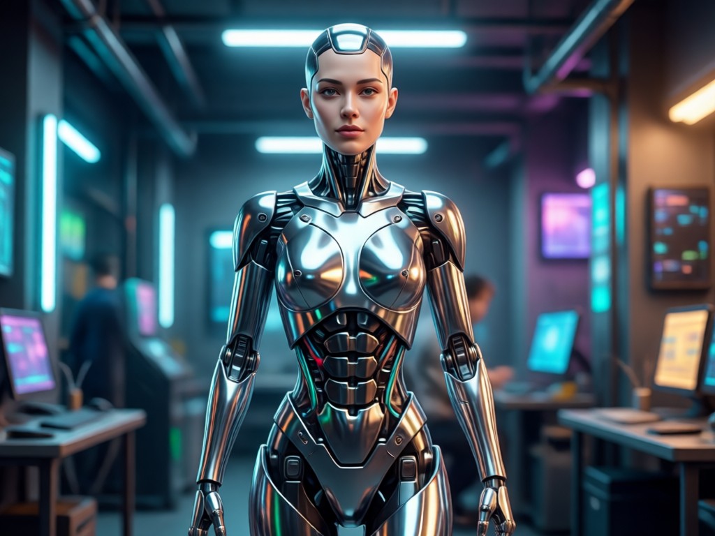 Realistic vs artistic AI model rendering