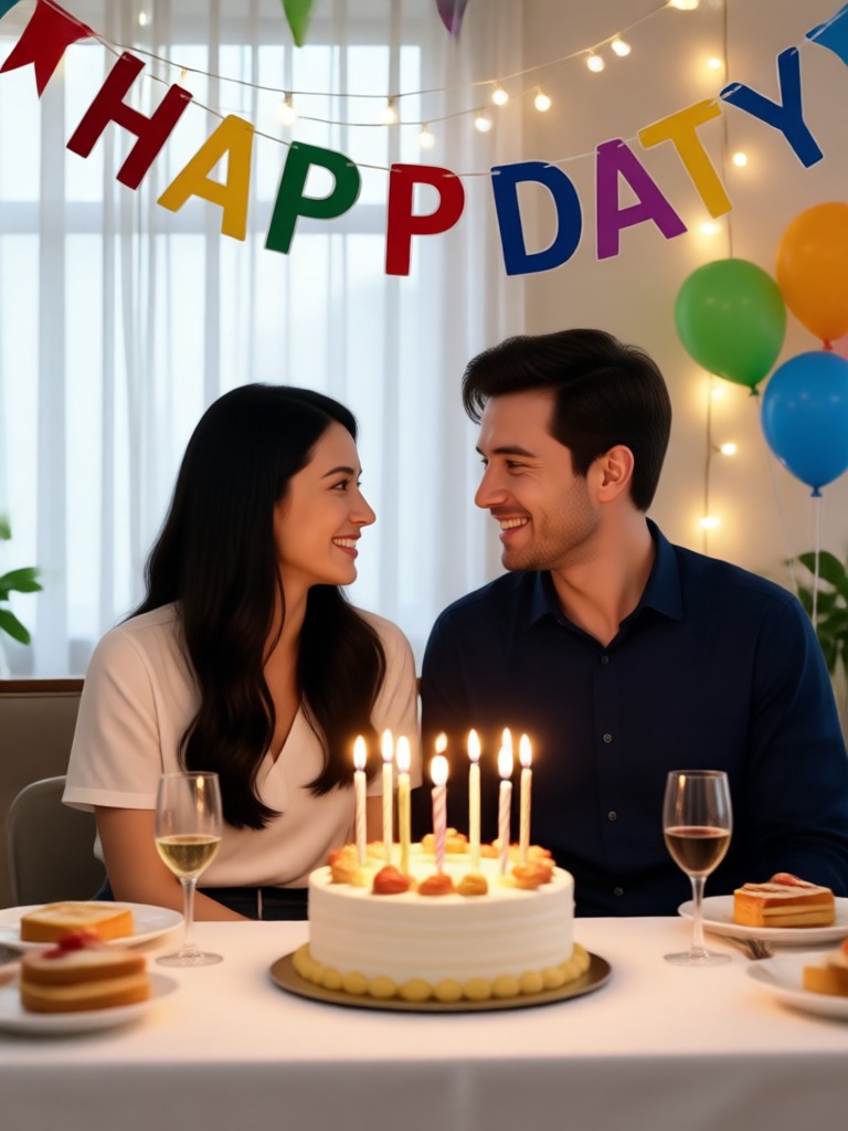 Fun and playful cartoon style birthday animation