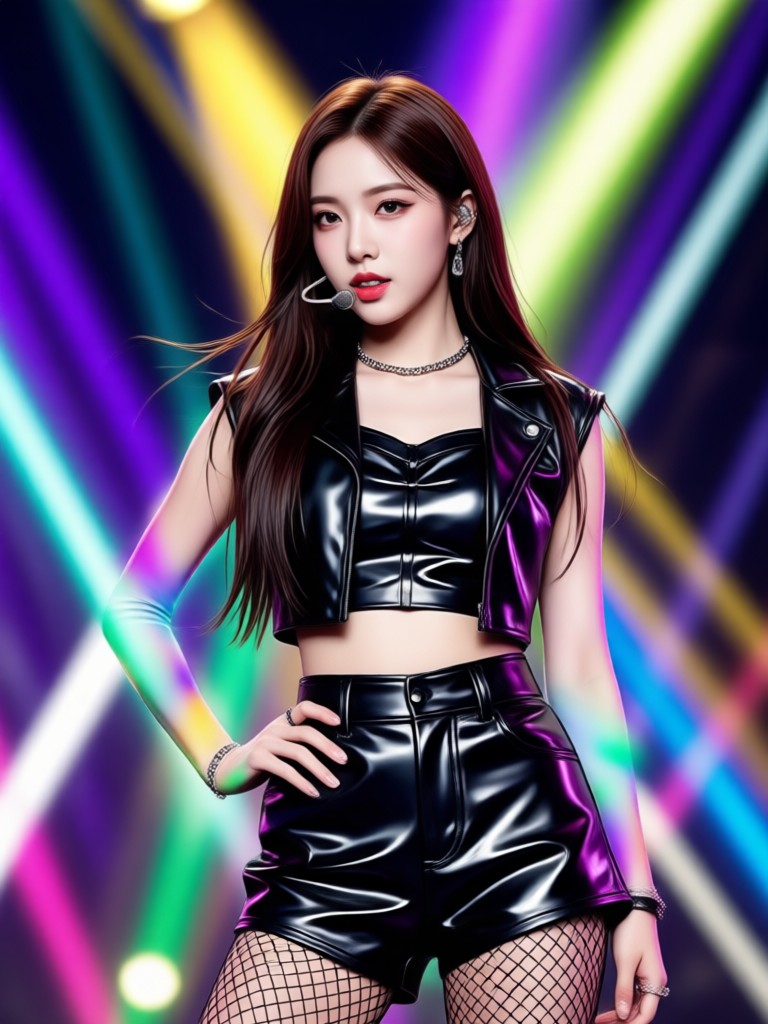Foto AI K-Pop idol gaya kerajaan dan aristokrat