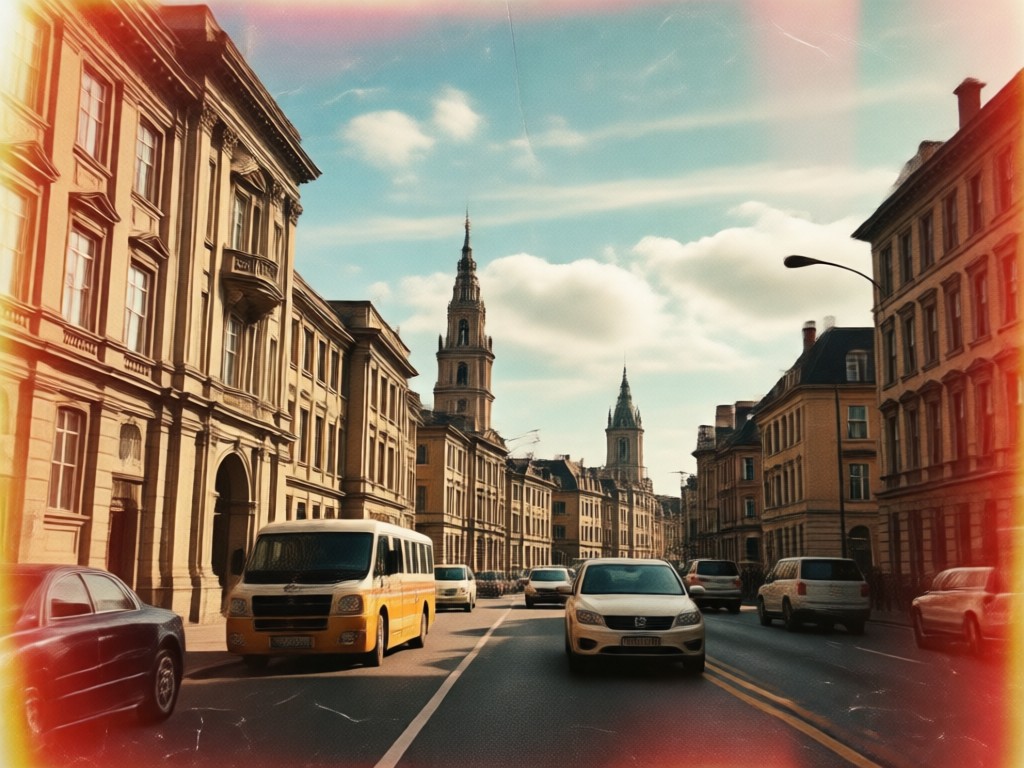 Era specific vintage color grading examples