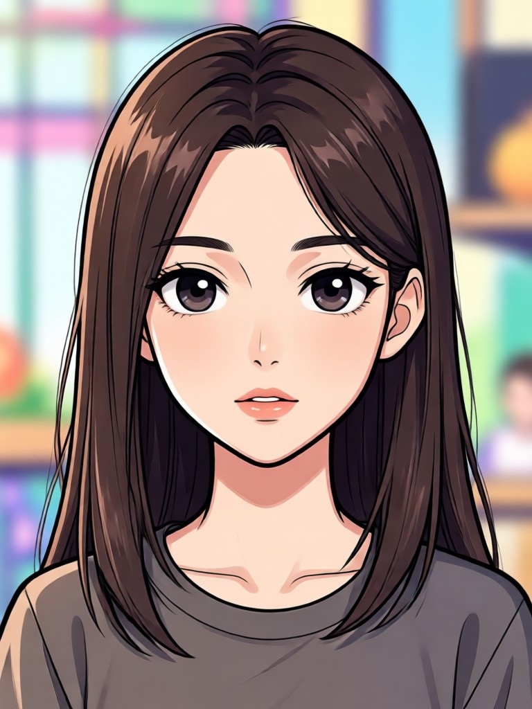 Watercolor painting style artistic avatar