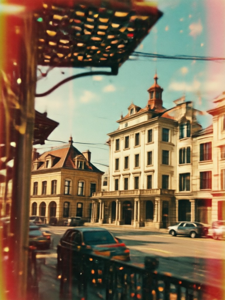 Abstrakte Kunst, erzeugt mit einem texturierten Vintage-Filter