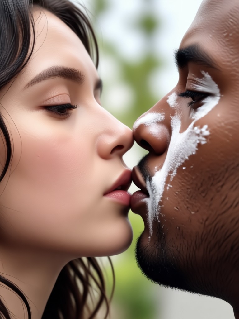 Contoh showcase Portrait to Kiss Video Generator oleh facefame