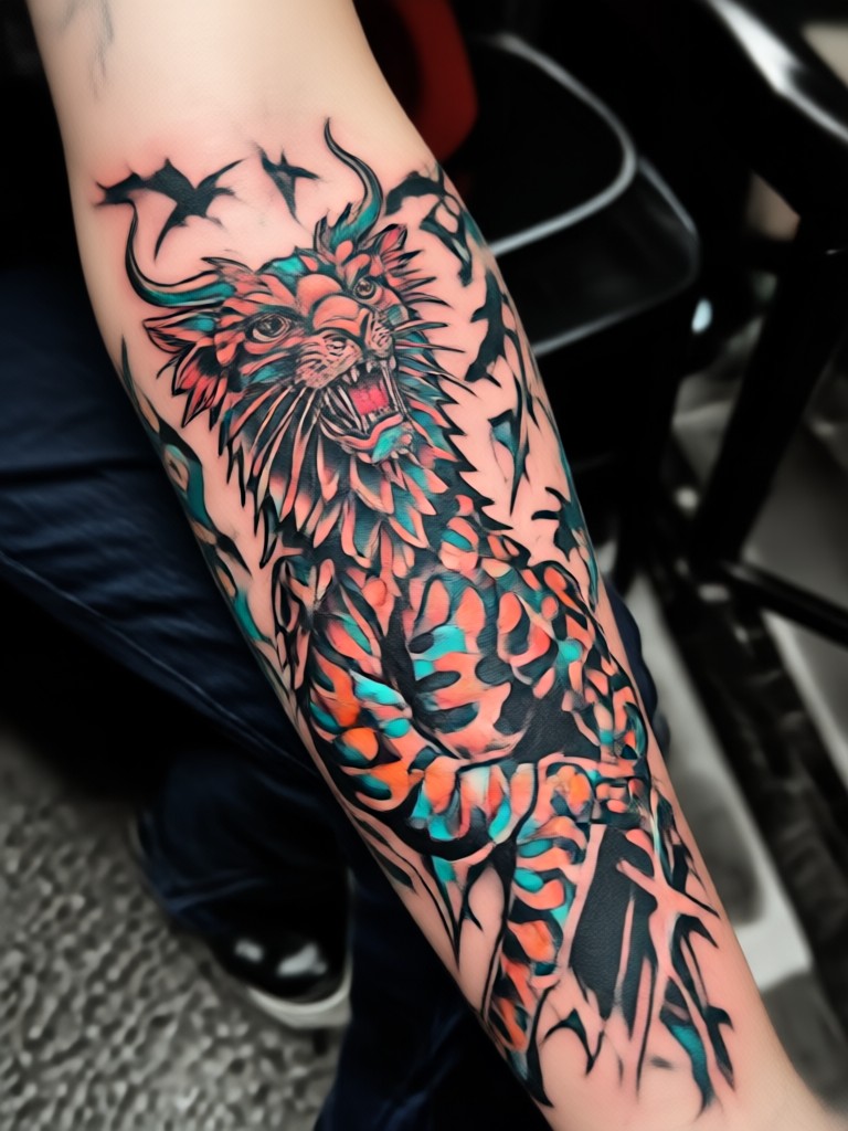 AI generated custom tattoo designs