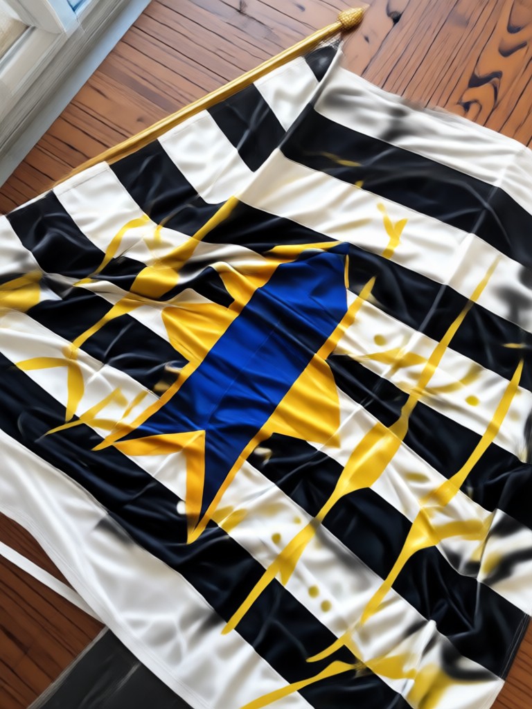 Mobile flag creator app interface
