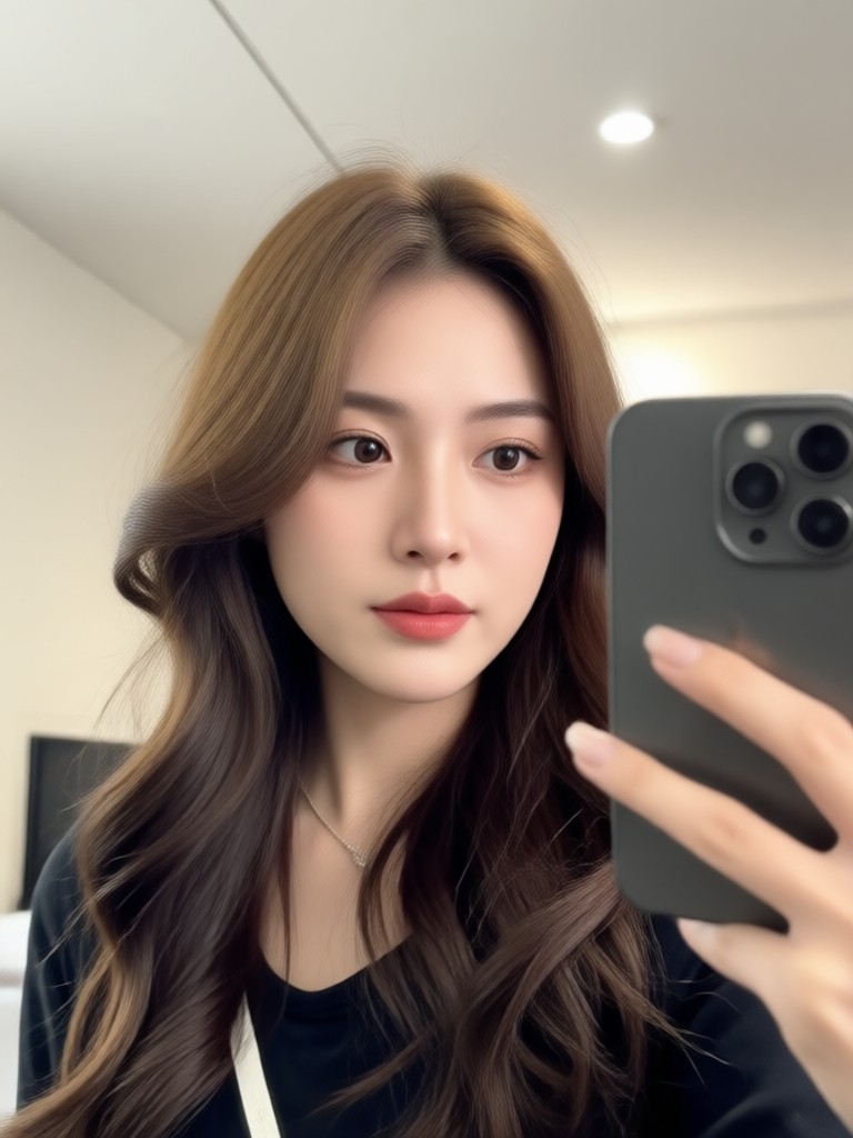 Group AI selfie with movie characters