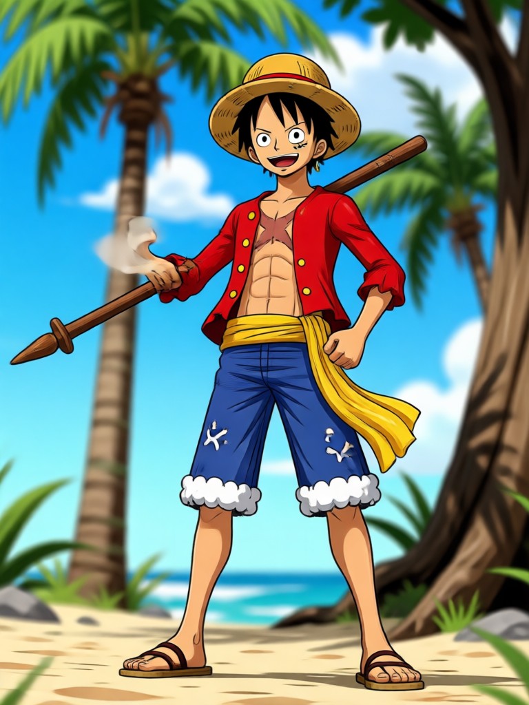 細部までこだわった制服の海軍大将キャラクター
