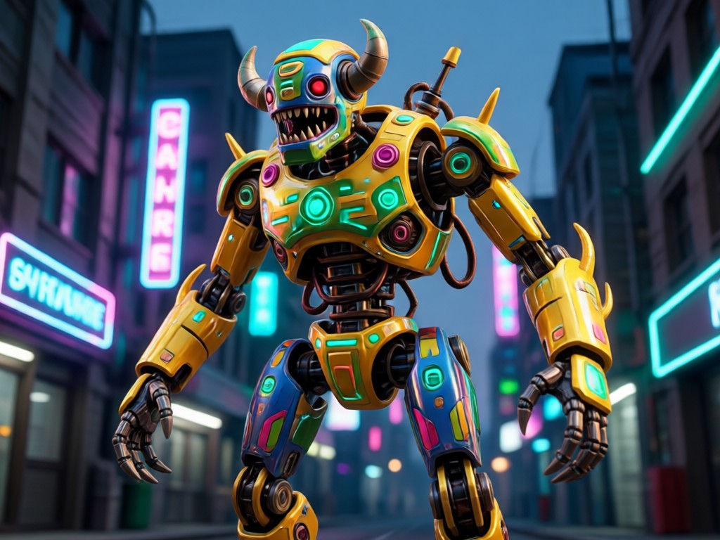 Text to Monster AI Generation Process