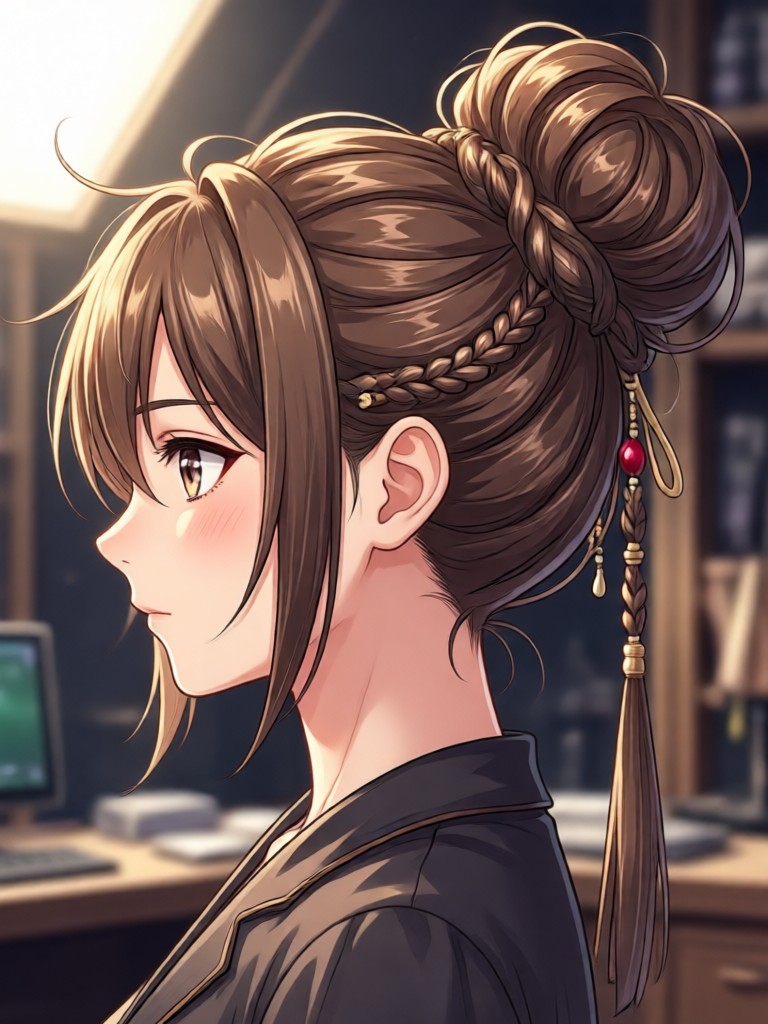 Sanggul Victorian Anime yang Elegan