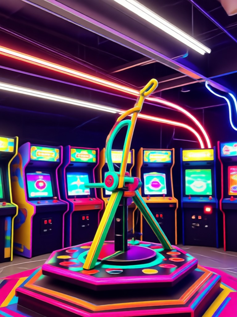 Pixelated dance video with arcade vibe