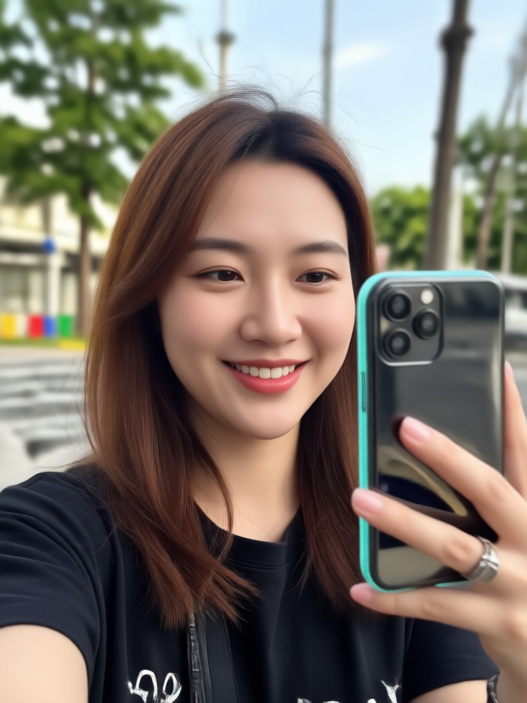 Behind the scenes movie AI selfie