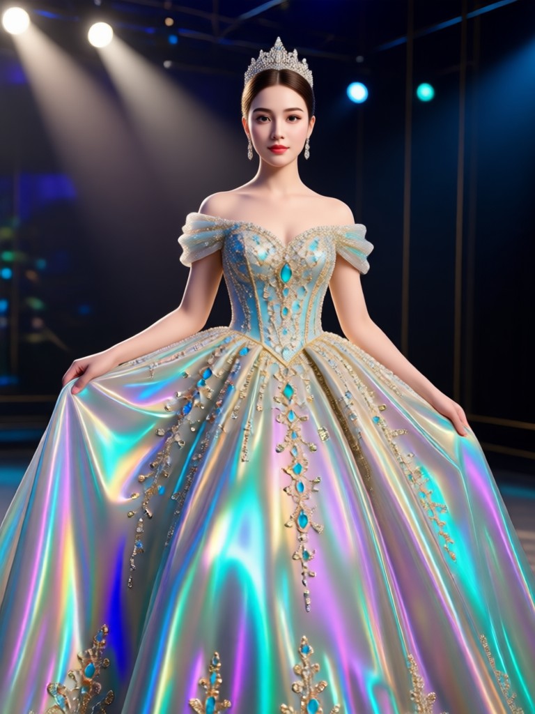 Fantasy Princess Gown AI Video Transformation