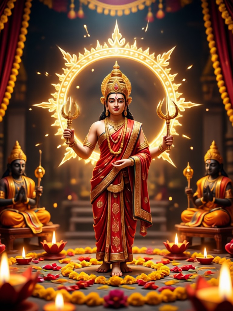 Colorful traditional Nag Panchami worship photo