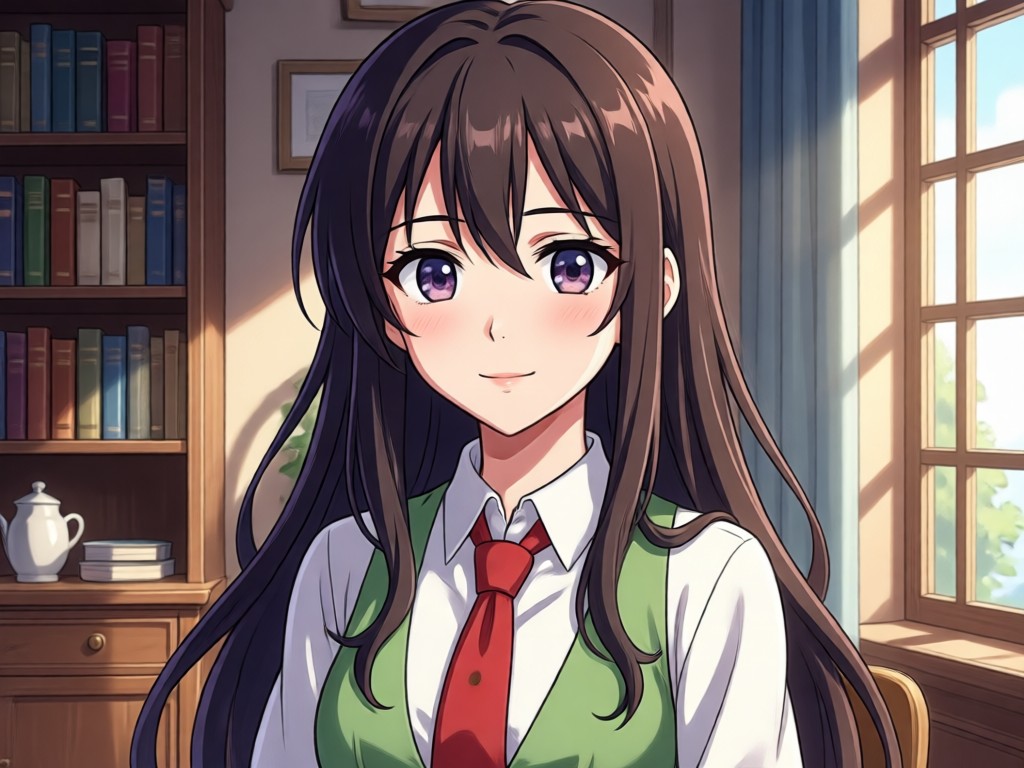 Technical breakdown showing how AI maps facial features into anime style
