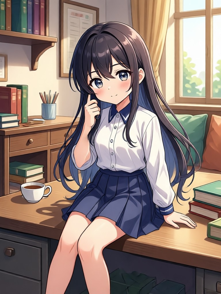 Pet photo transformed into a cute chibi anime character