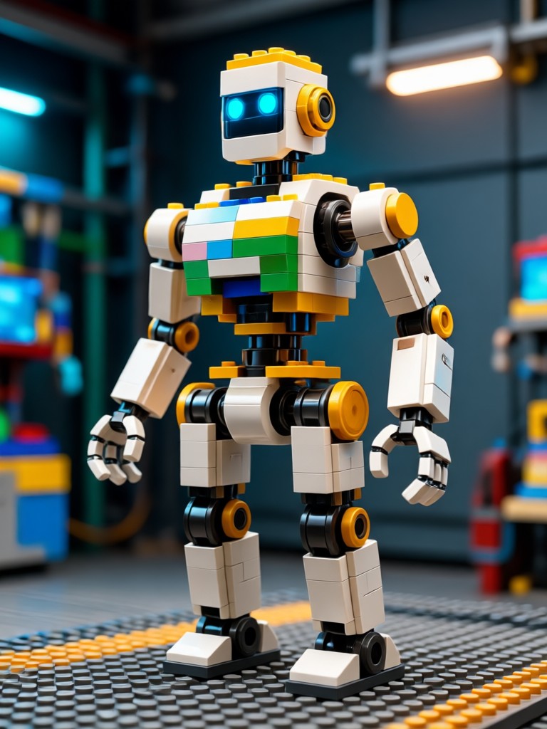 Desain AI minifigur superhero