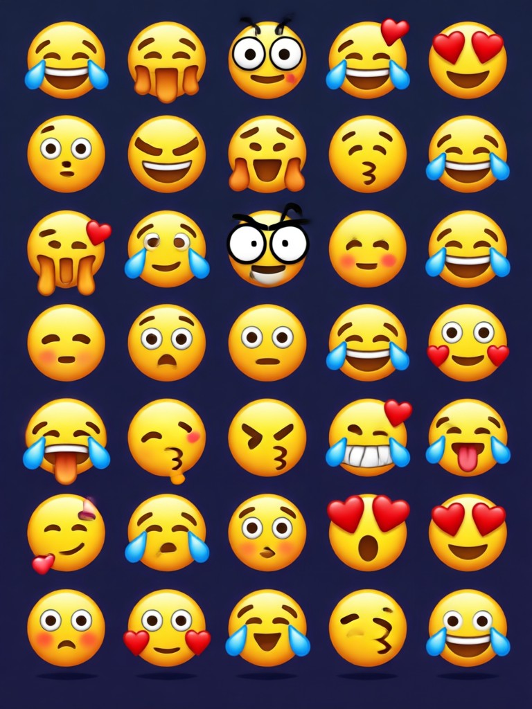 Couple photo turned into matching pair of AI emojis