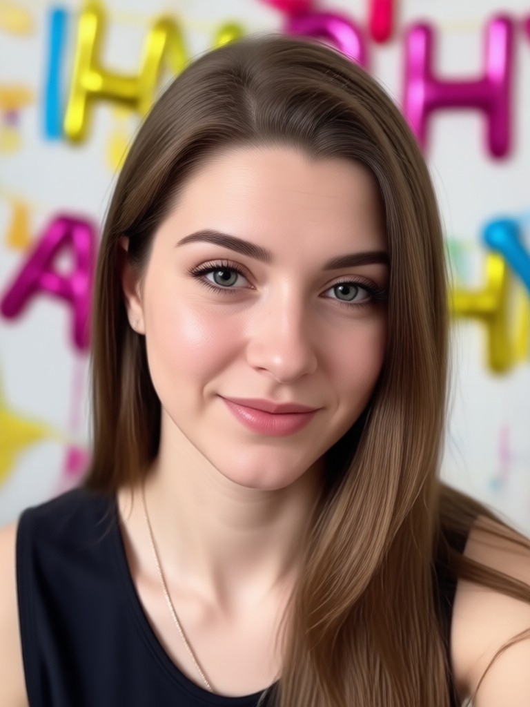 Cozy birthday video with fireplace and personal message