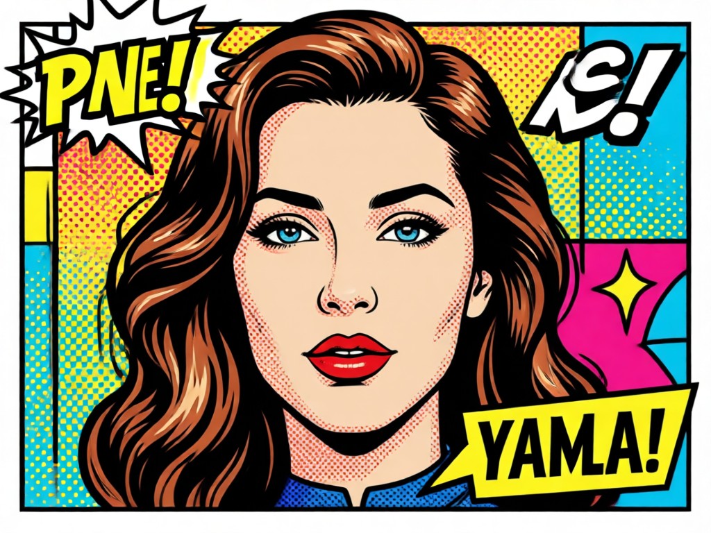 High quality pop art print on canvas and phone case