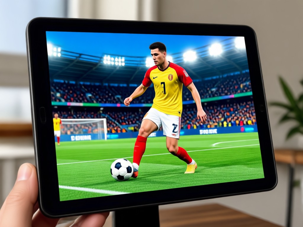 Hyper realistic 3D AI football avatar