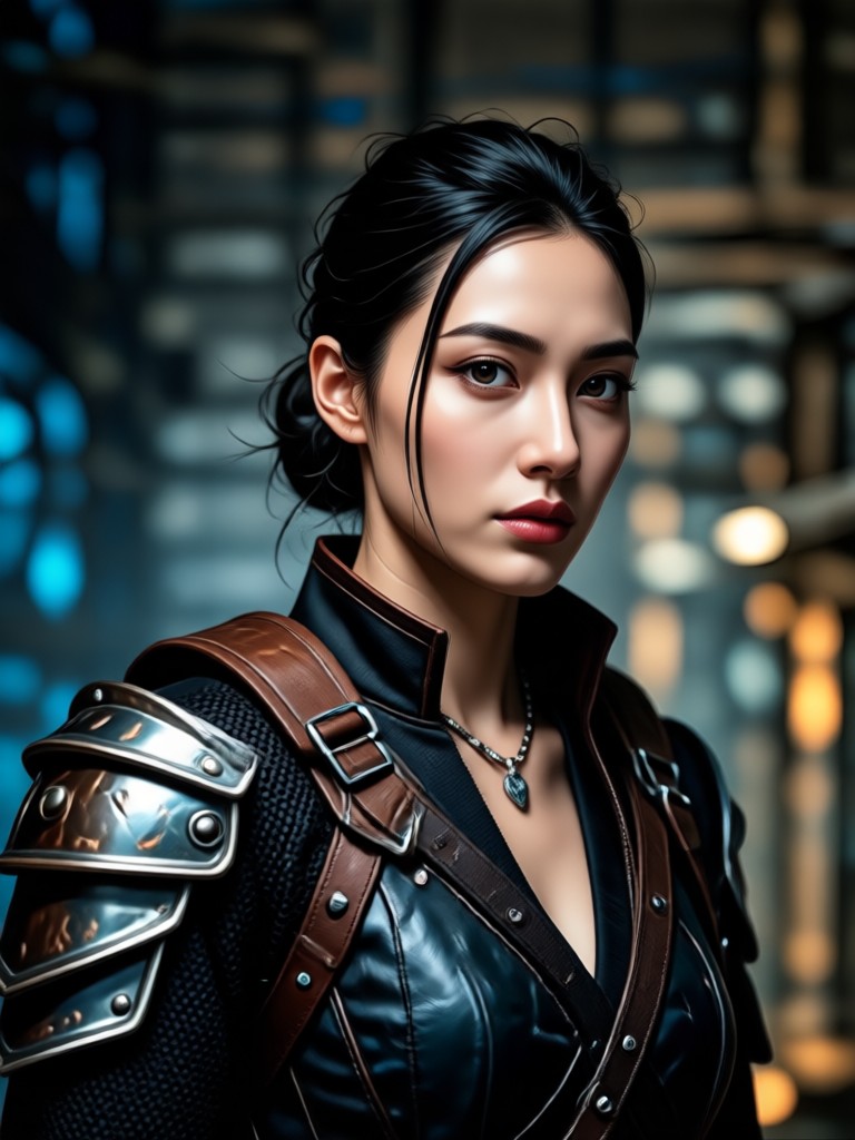 Superhero cinematic character reveal AI photo