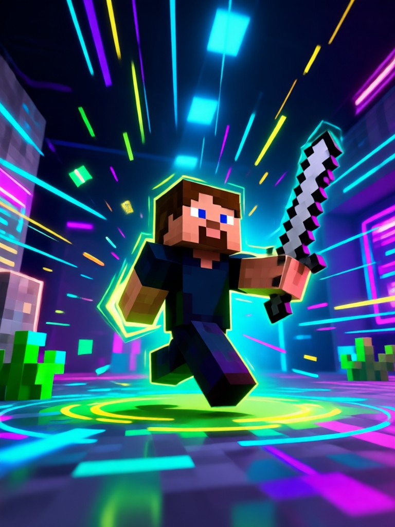 Funny Minecraft creeper encounter