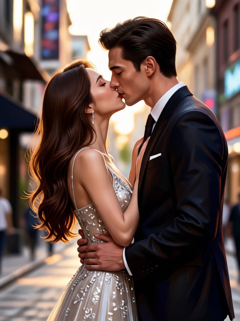 有名人カップルキスジェネレーター用モバイルアプリ
