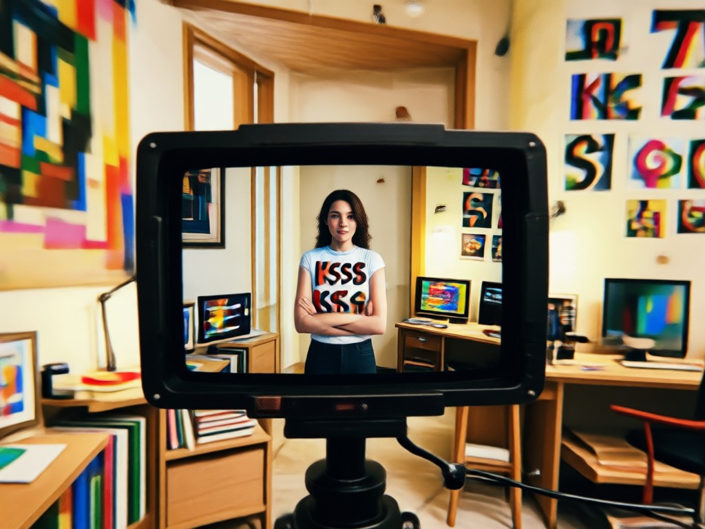 AI processing a couple's kiss with consistent vintage effects on both faces