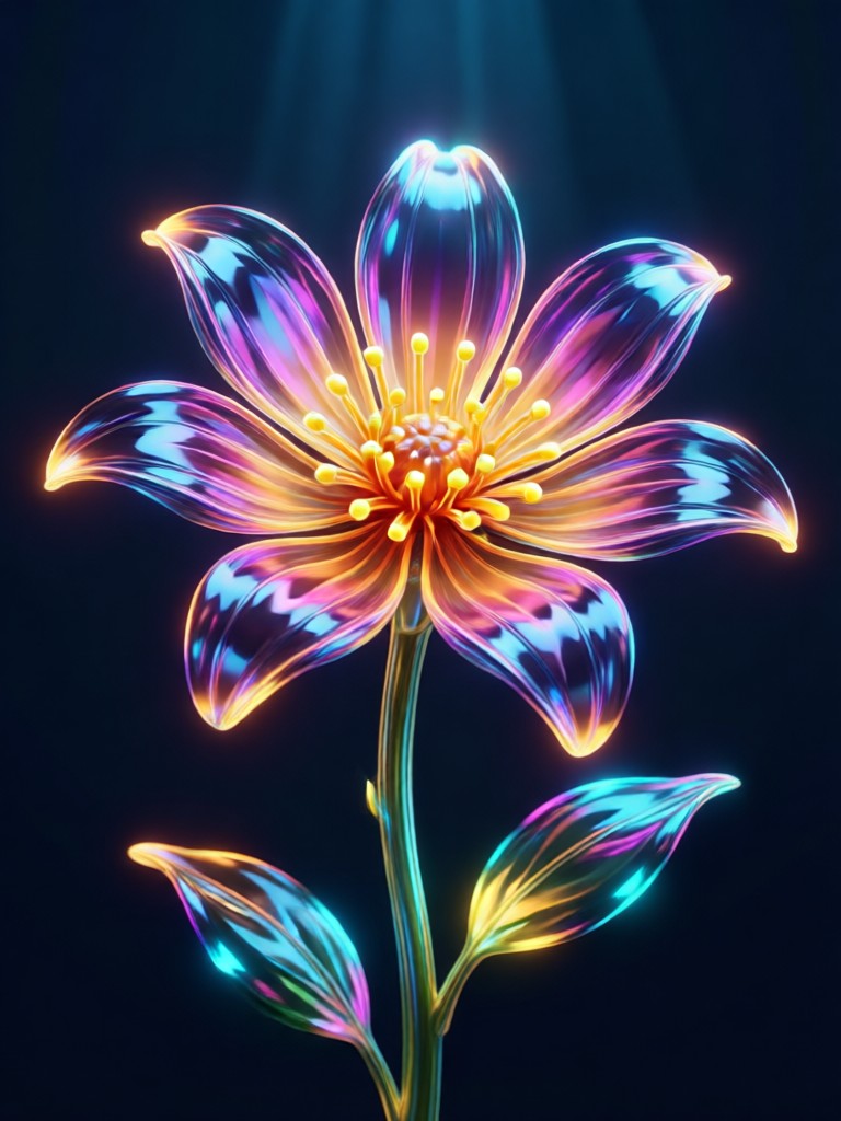 AI generated mixed floral bouquet in app interface