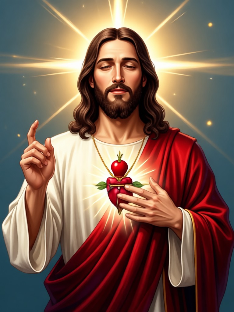 AI Jesus hug video example viral effect