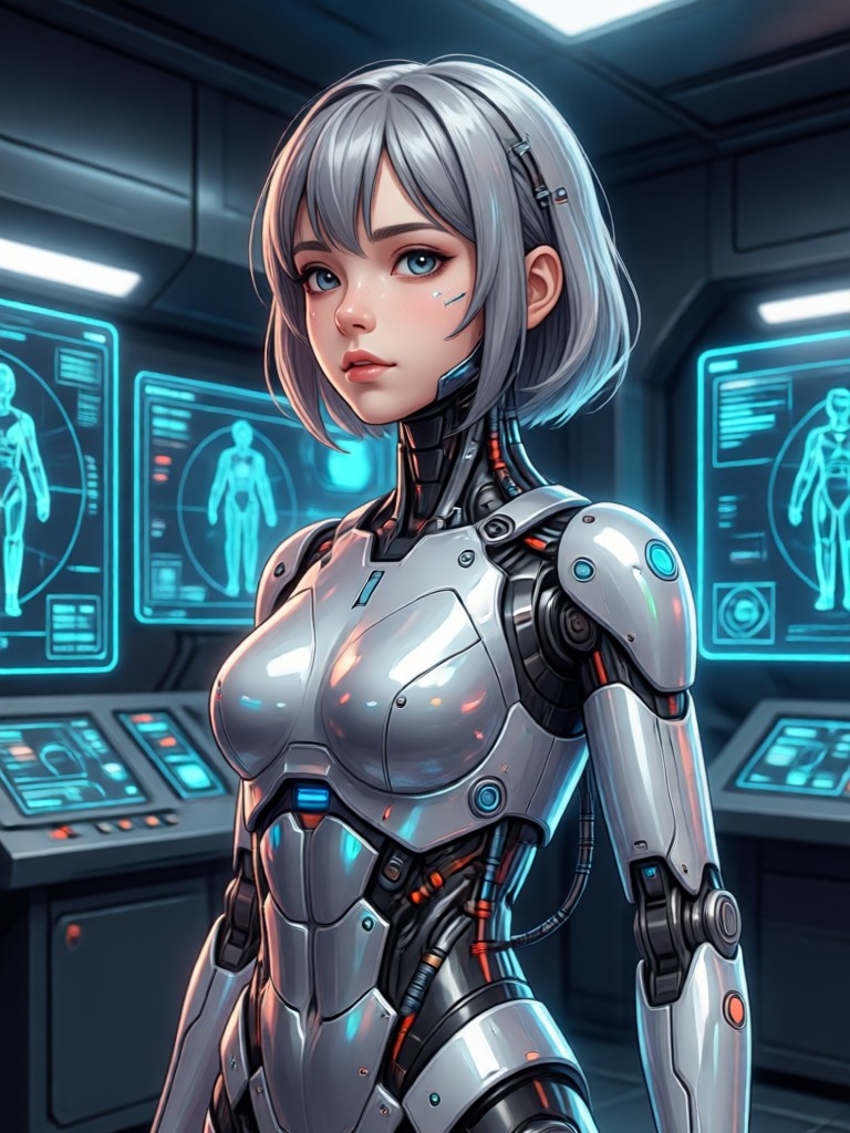 Modern fashion model AI generation