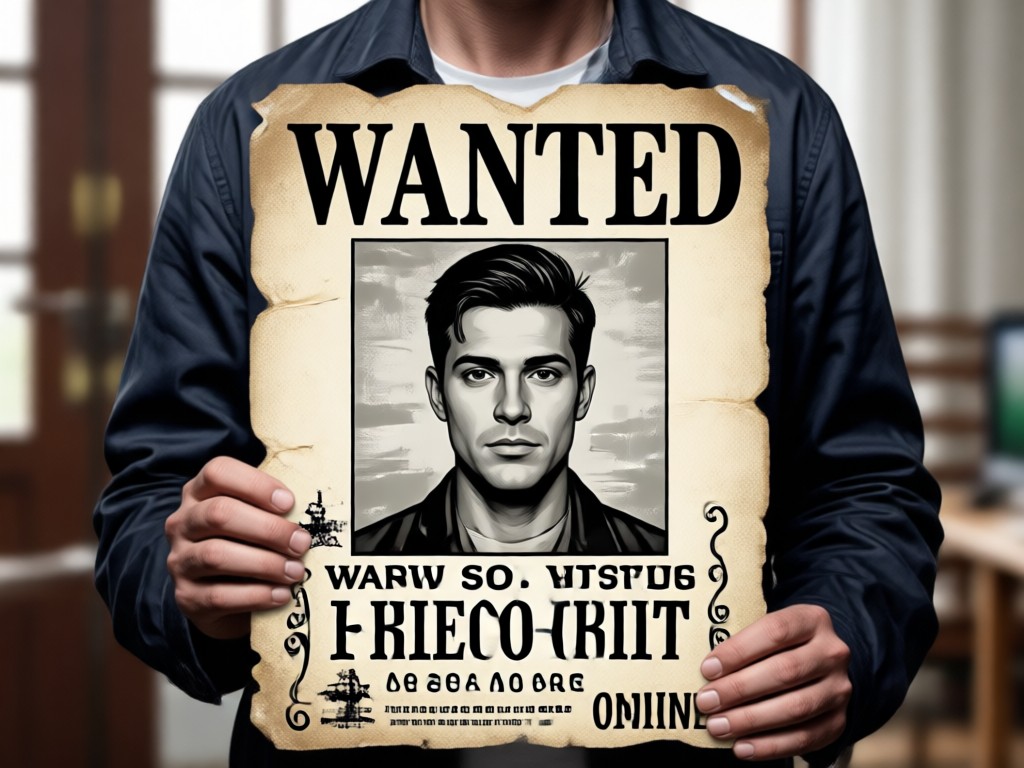 Easy Wanted Poster Creation Process
