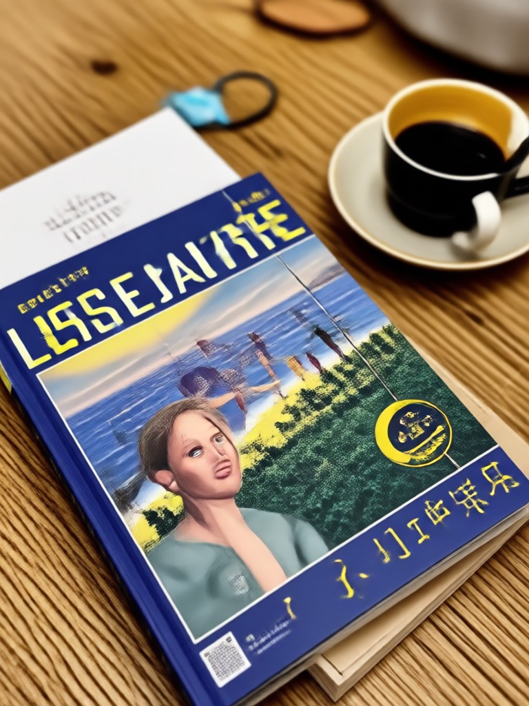 Author holding phone showing AI book cover creation process