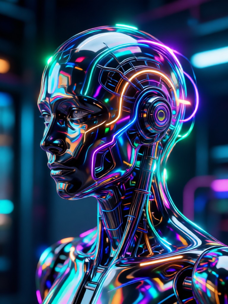 Oil Painting Style AI Character