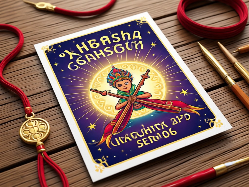 Comparison showing generic card vs personalized AI Raksha Bandhan card