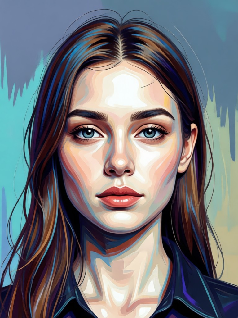 Professional AI headshot created on mobile phone
