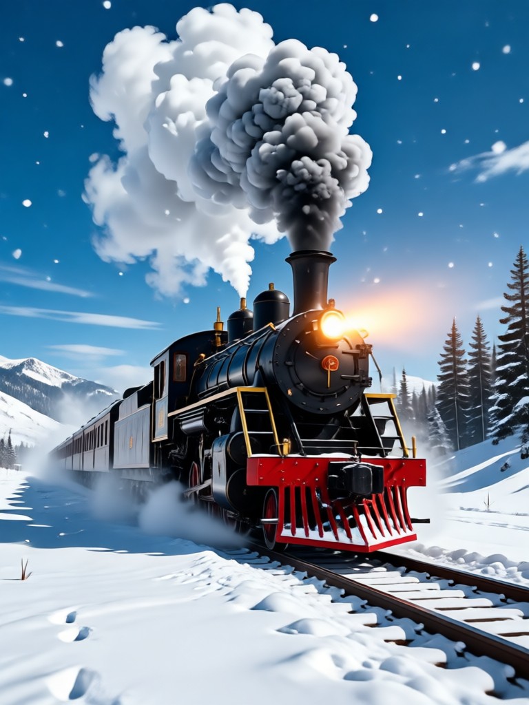 AI generated photo with hot chocolate and Christmas details